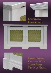 large handmade radiator cabinets