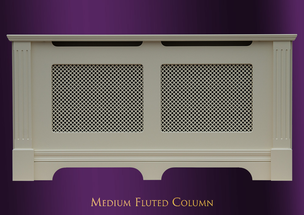 Medium fluted column - Loughview Furnishings Radiator cover